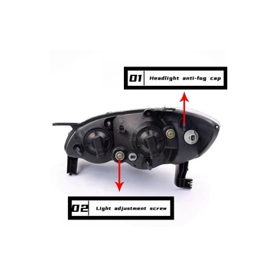 BYD F3 F3R 16.10- Assemblage de phares automobiles de deuxième génération avec installation facile