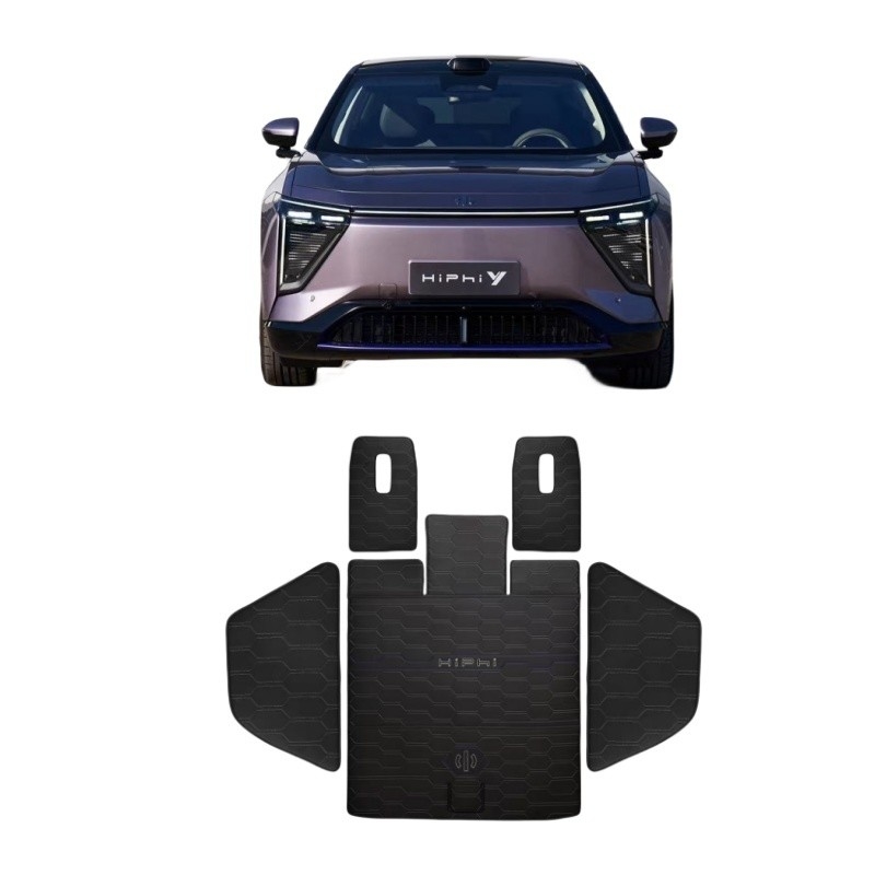 N° de tapis 4 pièces TPE tapis de coffre imperméable pour accessoires de voiture HiPhi Y HiPhi Z HiPhi X