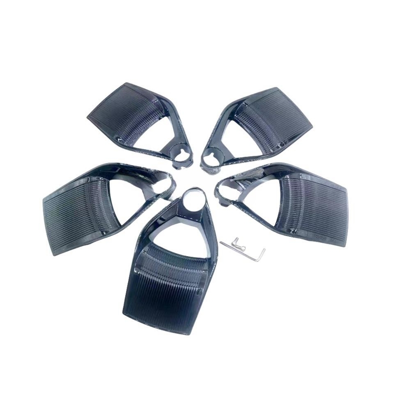 Byd Han 19 pouces DMI Hubcap Plaque décorative d'aluminium alliage d'acier anneau couverture de roue Noir